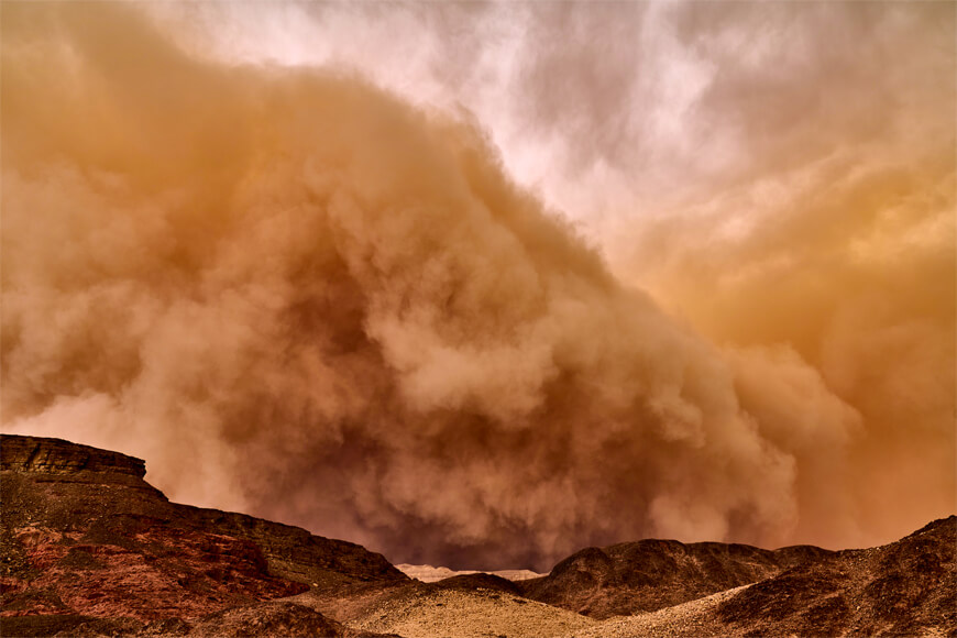 Otherworldly Incantations Desert Worldbuilding Sandstorm